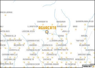 map of Aguacate