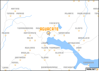 map of Aguacate