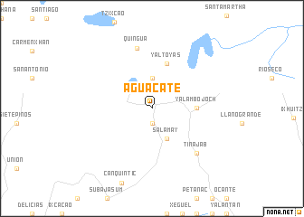 map of Aguacate