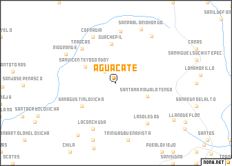 map of Aguacate