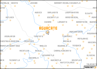 map of Aguacate