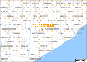 map of Aguacatillo