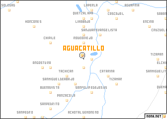 map of Aguacatillo