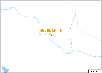 map of Aguacerita