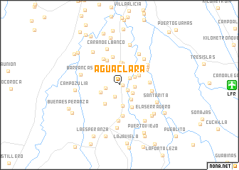 map of Aguaclara