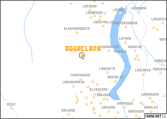 map of Aguaclara