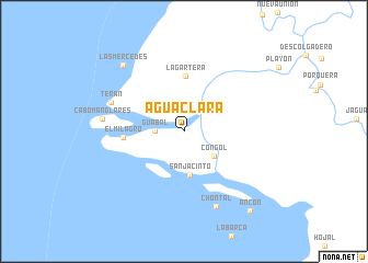 map of Aguaclara