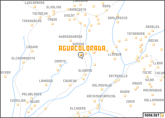 map of Agua Colorada