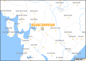 map of Água Comprida