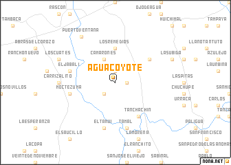 map of Agua Coyote