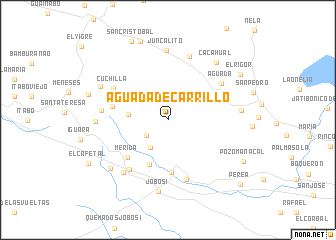 map of Aguada de Carrillo