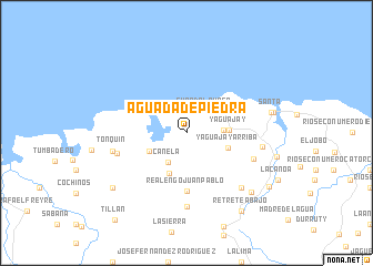 map of Aguada de Piedra