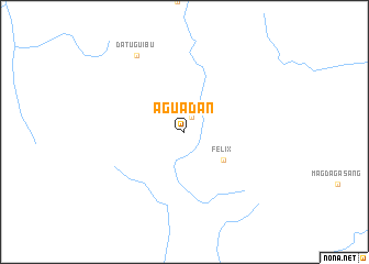 map of Aguadan