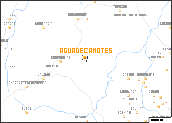 map of Agua de Camotes