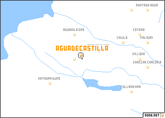 map of Agua de Castilla