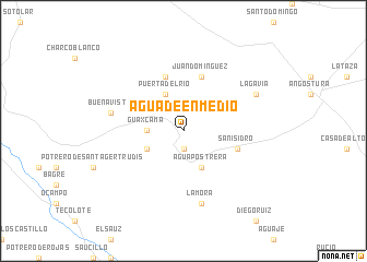 map of Agua de Enmedio