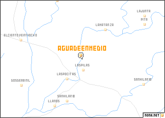 map of Agua de Enmedio