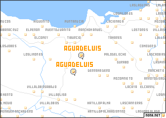 map of Agua de Luis