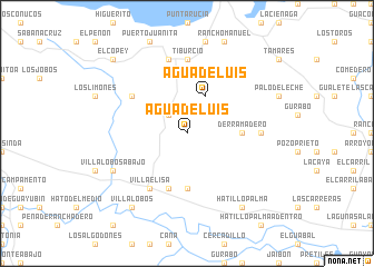 map of Agua de Luis