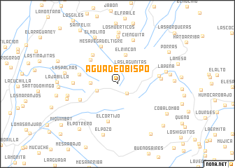 map of Agua de Obispo