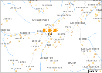 map of Aguadía