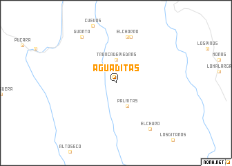 map of Aguaditas