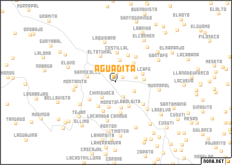 map of Aguadita