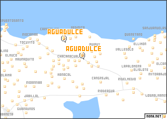 map of Agua Dulce