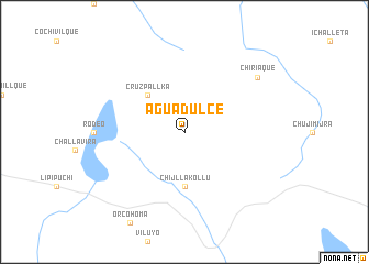 map of Agua Dulce