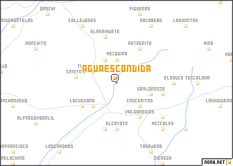 map of Agua Escondida