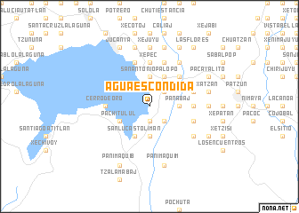 map of Agua Escondida