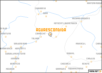 map of Agua Escondida
