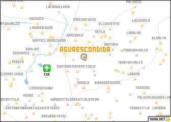 map of Agua Escondida