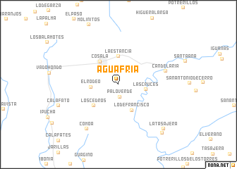 map of Agua Fría