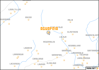 map of Agua Fría