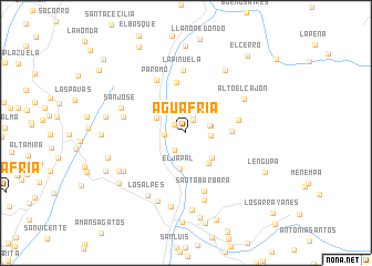 map of Agua Fría