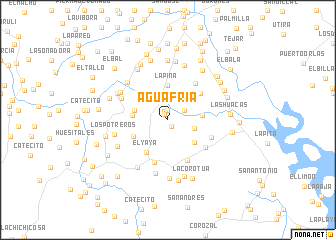 map of Agua Fría