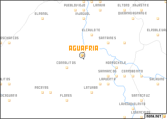 map of Agua Fría