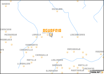 map of Agua Fría