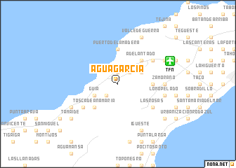 map of Agua-García