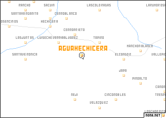 map of Agua Hechicera