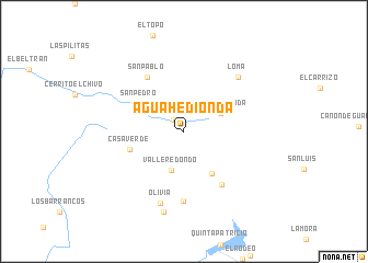 map of Agua Hedionda