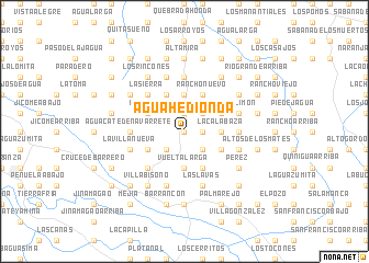 map of Agua Hedionda