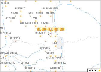 map of Aguahedionda