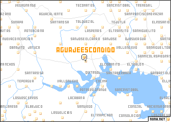 map of Aguaje Escondido