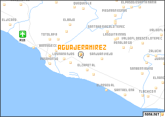 map of Aguaje Ramirez