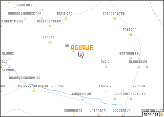 map of Aguaje