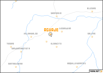 map of Aguaje