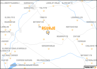 map of Aguaje
