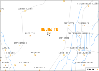 map of Aguajito